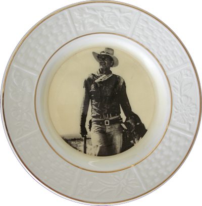 UK John Wayne plate