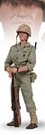 John Wayne Sideshow Figure Pacific Marine