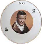 John Wayne plate.